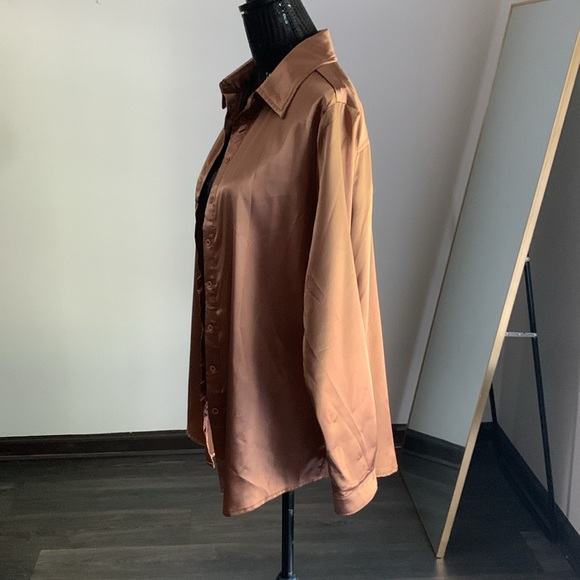 Brown Long Sleeve Shirt-PLT - Picture 8 of 14